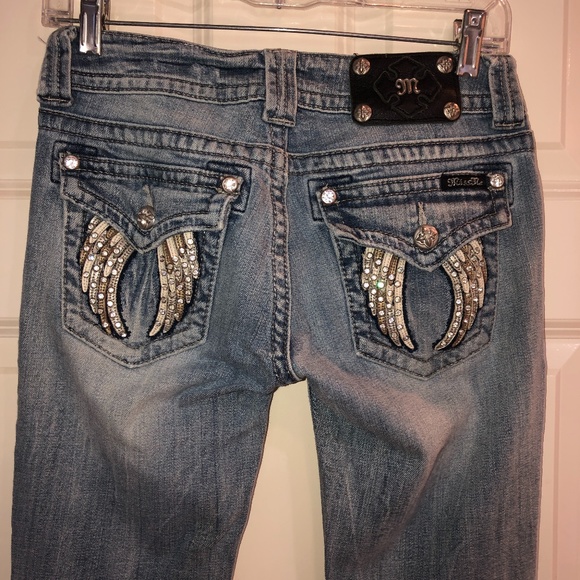 Miss Me Ankle Skinny Jeans MM Jeans Distressed 27 Women Girls Juniors Pretty - Picture 4 of 14